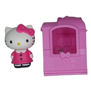 Sanrio Hello Kitty Pink Figurine and House Set
